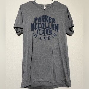 Parker McCollum Gray Tee with Navy Graphic
